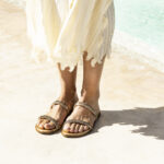 Women's Leather Sandals Caryatis #60031